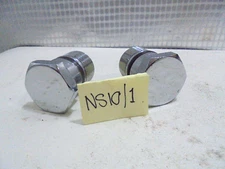TWO YAMAHA DS7 R5 XS1 XS2 FORK TOP BOLTS CAPS 256-23111-60 (NS10/1)