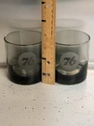 2 Vintage Phillips Union 66 76 Gas Oil Bourbon Mixed Drink Bar Glasses high ball