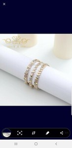 Authentic Woman Gold plated Bracelet 14k 3 different colors.