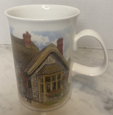 Dunoon Coffee Mug Country Inns by Richard Partis The Wheatsheaf Fine Bone China