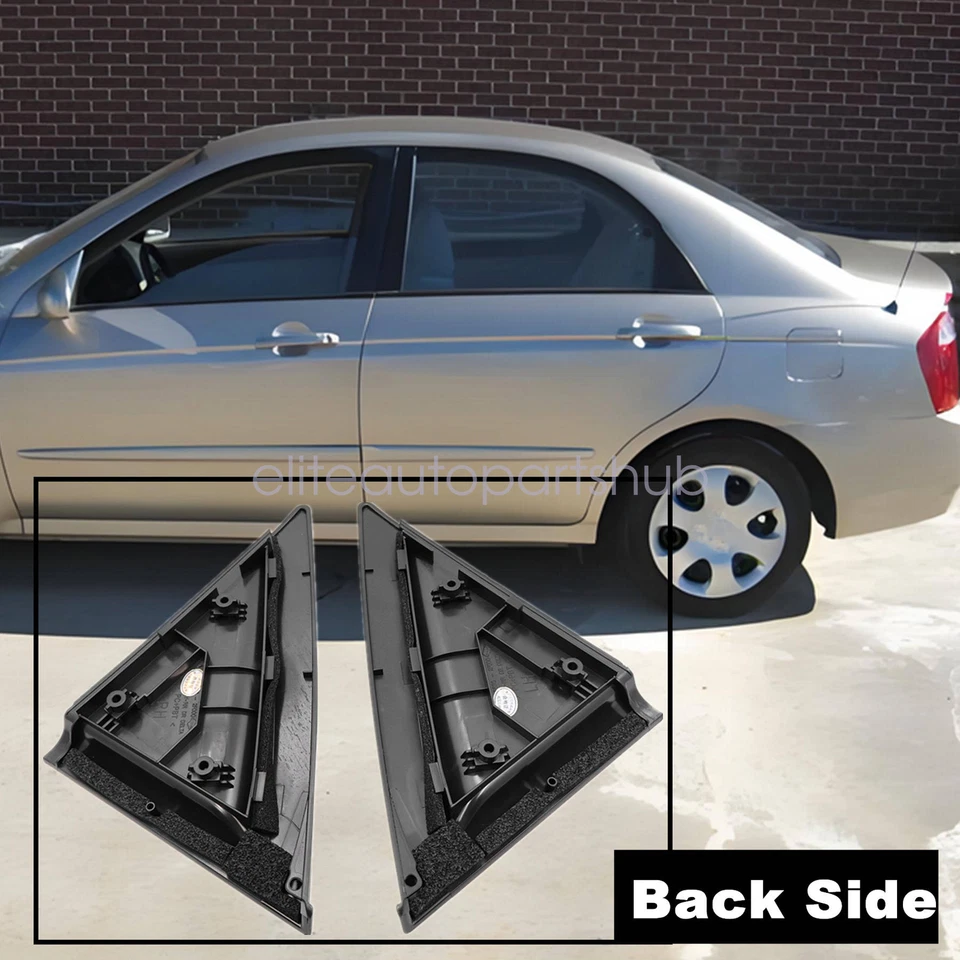 2pcs Fits For Kia Spectra 2004-2009 Door Outside Delta Molding Left & Right - Изображение 2 из 4
