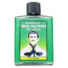 Jesus Malverde Aceite Espiritual / Oil Spiritual for Luck Money Protection