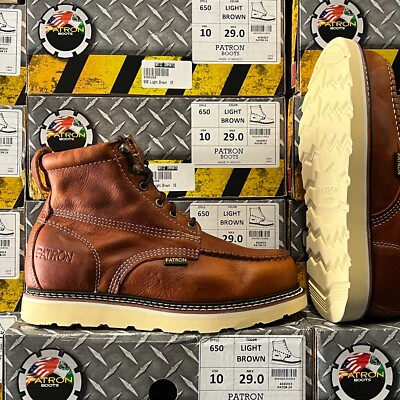 靴 WORKER MOC Amazon.com | ROCKROOSTER Mantua Work Boots for Men, 8 inch
