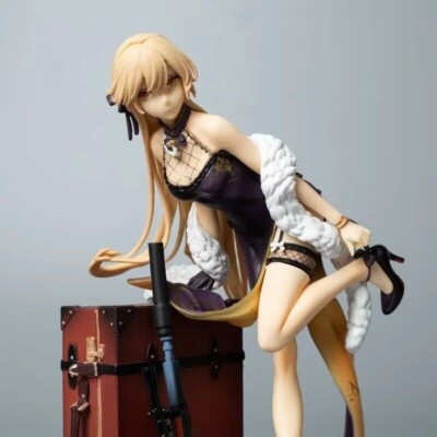 Anime Girls' Frontline OTS-14 Purple Rain Heart Two-headed PVC Figure New No Box