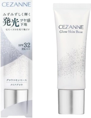 CEZANNE Glow Skin Base 20 g SPF32 PA+++ Pearl effect makeup base