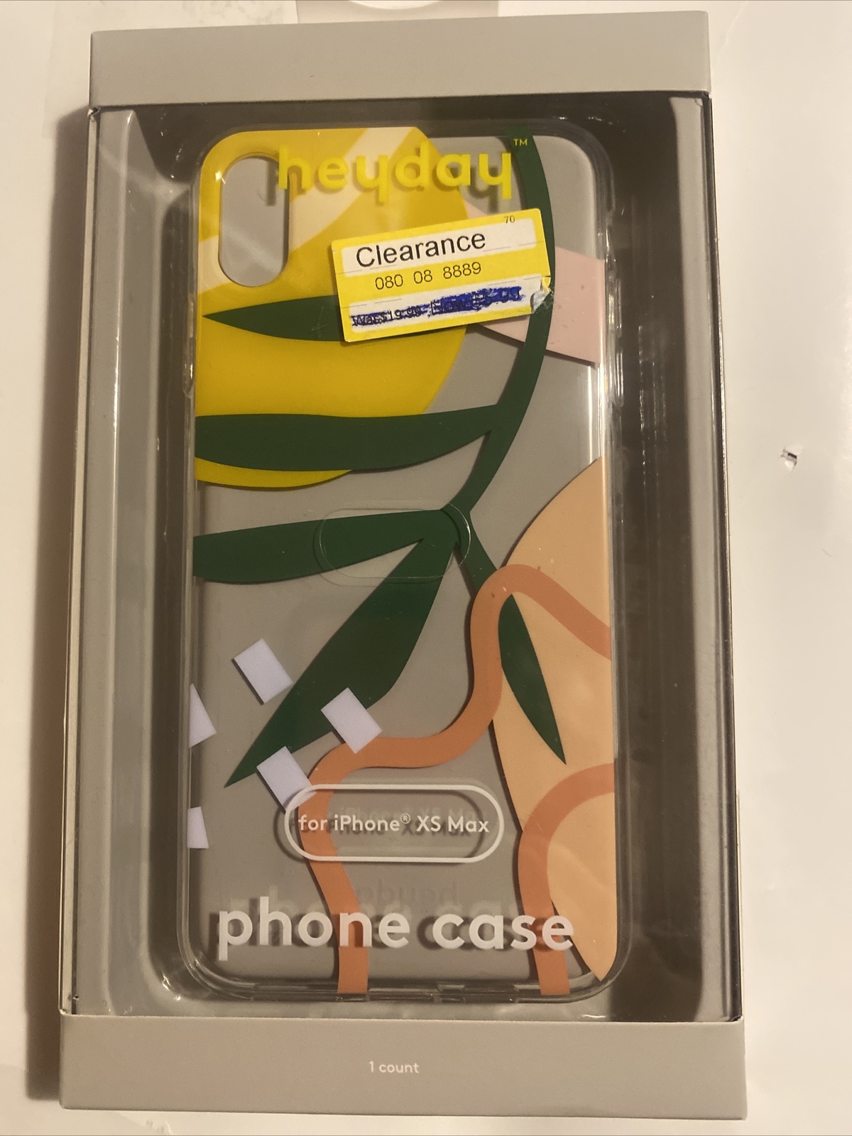 Heyday Phone Case for iPhone XS Max Hard Shell/rubber Bumper 208 for