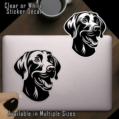 Weimaraner Vinyl Decal Sticker Indoor Outdoor 4 Sizes