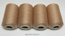 COPPER #930 SPUN POLYESTER SERGER & QUILTING THREAD 4 TUBES 1000 YDS. EACH