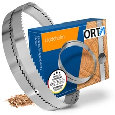 Bandsägeblatt Schwedenstahl UDDEHOLM  von 1070-1842 mm Breite von 6 bis 20mm