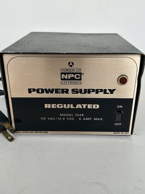 NPC 104R Power Supply 120V Switching  PSU Vintage Industrial Unit
