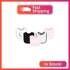 Hudson Baby Unisex Baby Cotton Bibs, Dreamer, One Size