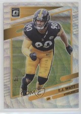 2021 Panini Donruss Optic Wave Prizm 141/299 TJ Watt #149 0s9t