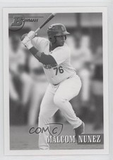 2021 Bowman Heritage Prospects Black & White Malcom Nunez #197 0vf5