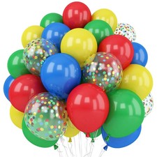 12-Inch Helium Balloons Set for Carnival, Birthday, Video Game Parties