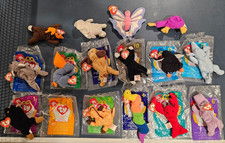 1998 McDonalds Happy Meal TY Teenie Beanie Babies 11 of 12 plus more- Opened