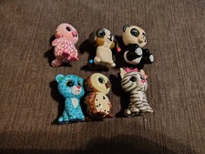 LOT of 6 Beanie Boos Mini Series TY