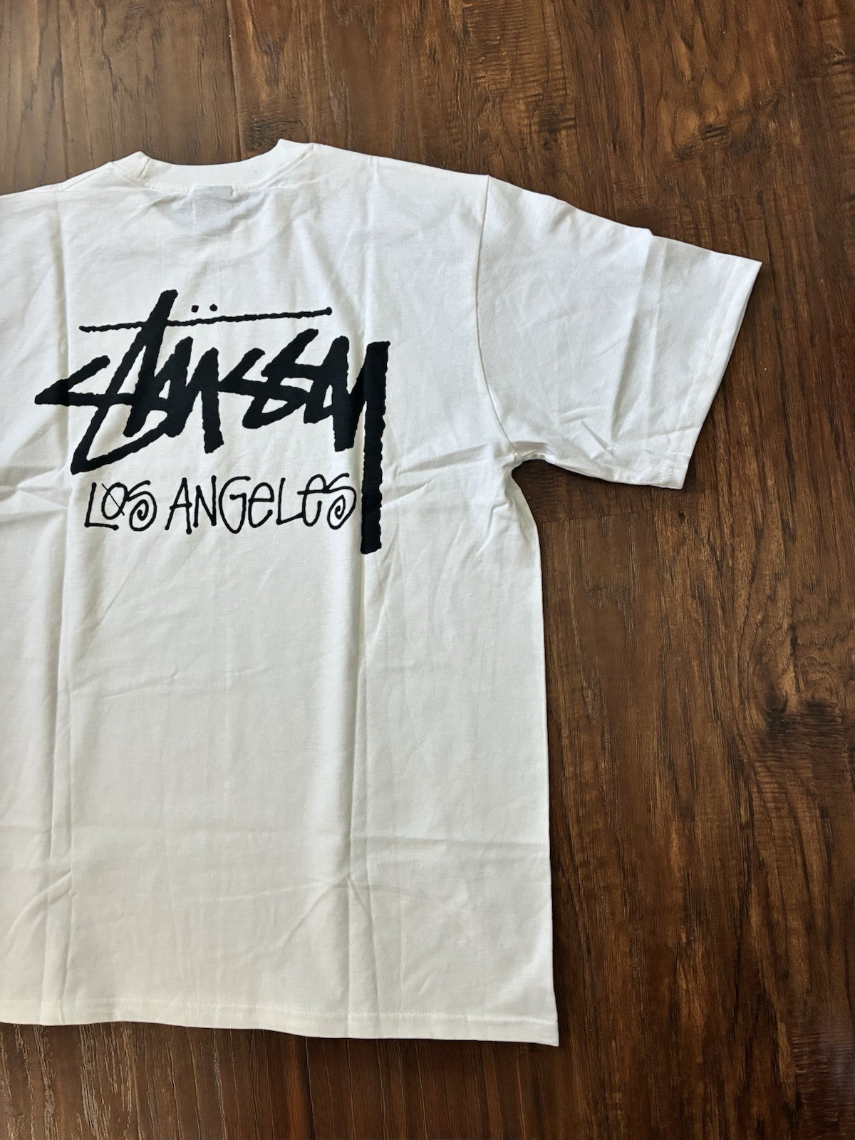 Authentic Stussy Chapter tee Los Angeles Size L  - White image 6