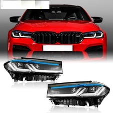 For BMW 5 Series G30 G31 2017-2020 530i Xenon HID Modified LH+RH LED Headlights 