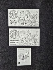 Ferrero 1990 Meine Henne legt ein Ei BPZ Emma Berta 5 Beipackzettel Rar