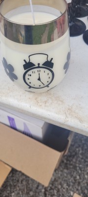 CANDLES, DRINKING TIME BEGINS  AT 5 O'CLOCK