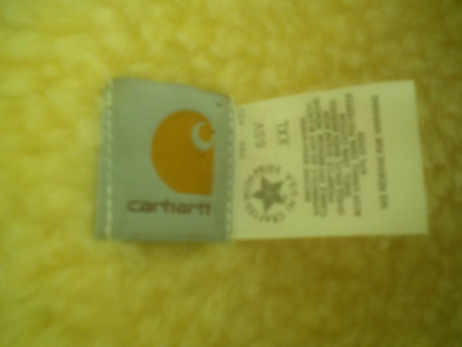 Vintage Carhartt USA 6SV Sherpa Lined XXL Canvas Duck Tan Work Vest Gilet NEW image 2