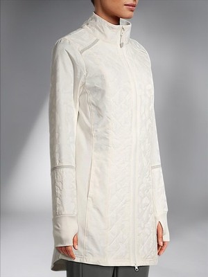 Avia White Mixed Media Active Anorak Jacket