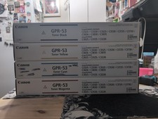 Canon GPR-53 Toner Cartridge Set X4 Full Set CMYK NEW Genuine OEM