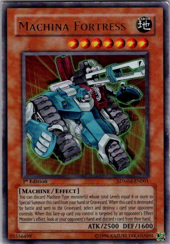 Machina Fortress [1st Edition] SDMM-EN001 YuGiOh Structure Deck: Machina Mayhem card