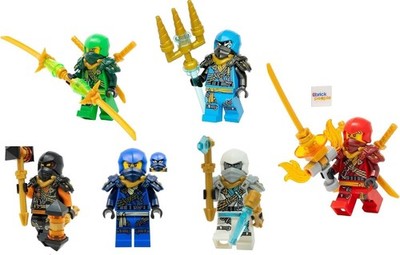 LEGO Ninjago Dragons Rising Season 2 Combo Set: 6 Climber Ninja Minifgures