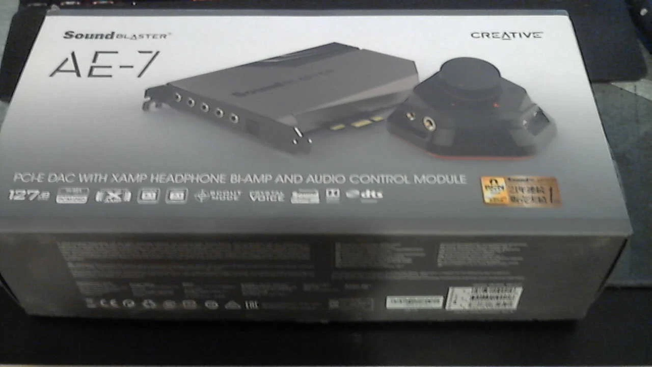 Additional photo for Creative Sound Blaster AE-7 Sound Card - Black