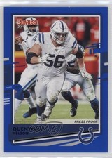 2020 Panini Donruss Press Proof Blue Quenton Nelson #123 wq8