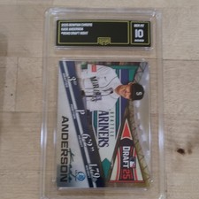 Topps 2025 Bowman Chrome Kade Anderson Draft Night Seattle Mariners GMA 10