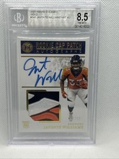 2021 Encased - Gold Rookie Cap Patch Auto Javonte Williams -Sick Patch - Broncos