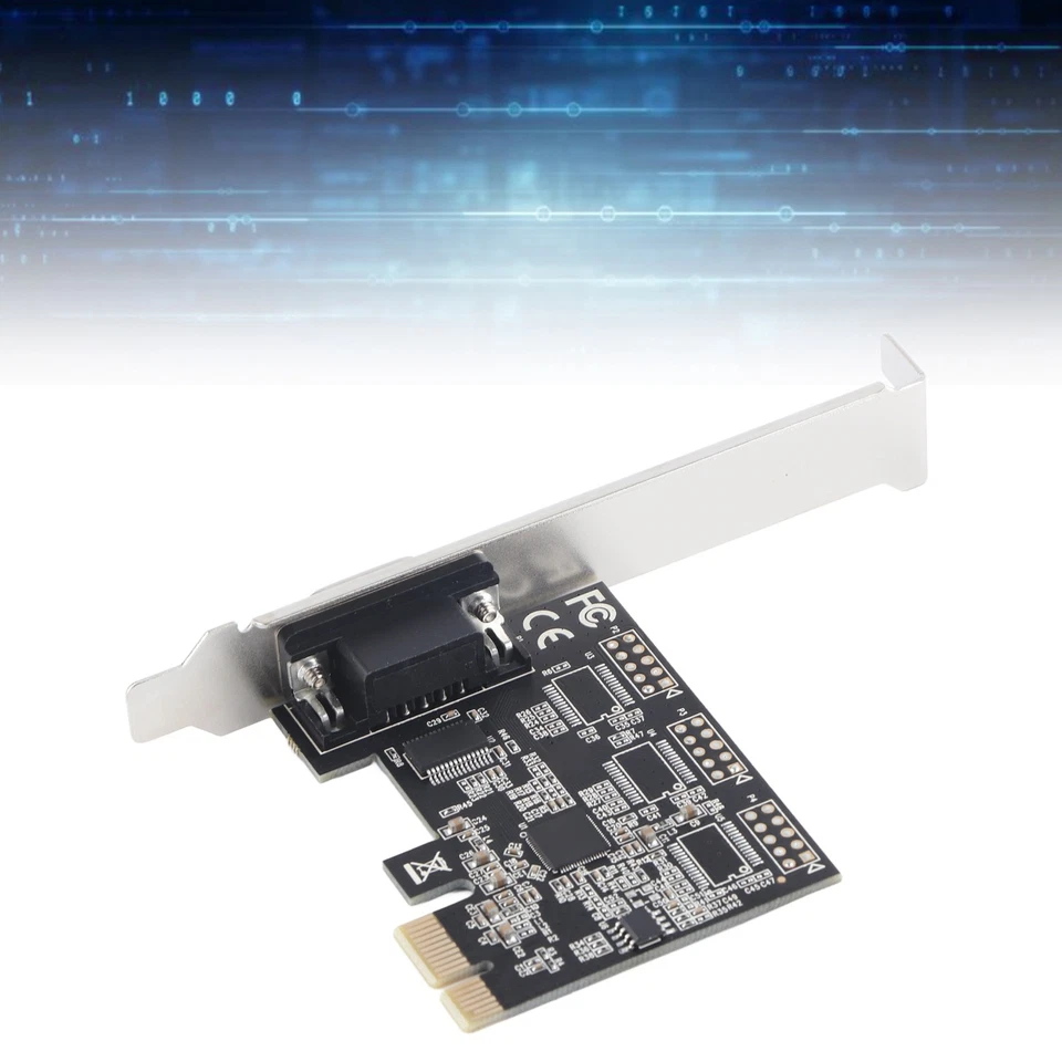 PCI E To RS232 Serial Adapter Card High Speed Transmission PCI E Serial Host BEA - Image 2 of 4