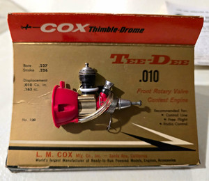 COX TEE DEE .010 エンジン (SanwaCox) Cox Tee Dee .010 Engine | eBay