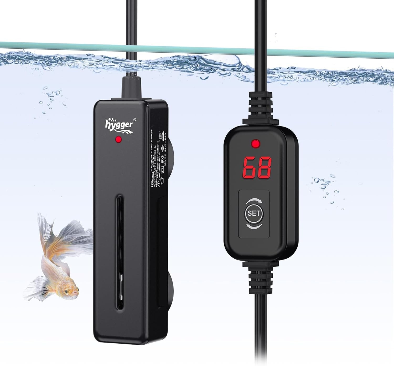 Mini Submersible Aquarium Heater with Digital Display