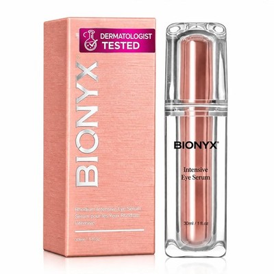 Bionyx Rhodium Eye Serum for Puffiness, Fine Lines and Wrinkles for women 1 floz