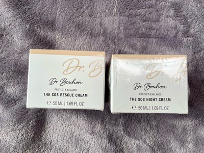 DR. BOUHON - SOS RESCUE CREAM + NIGHT CREAM - Anti Aging Falten Hyaluronsäure