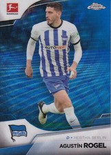 2022-23 Topps Cromo Bundesliga #8 Agustin Rogel Blue Wave Refractor #/180