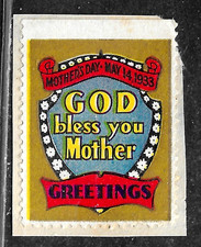 HICK GIRL-MINT U.S. KOPCIUSZEK ZNACZEK 1933 POZDROWIENIA NA DZIEŃ MATKI E884