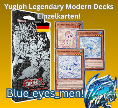 Yugioh! Legendary Modern Decks Einzelkarten zum aussuchen! NM Blitzversand Neu!
