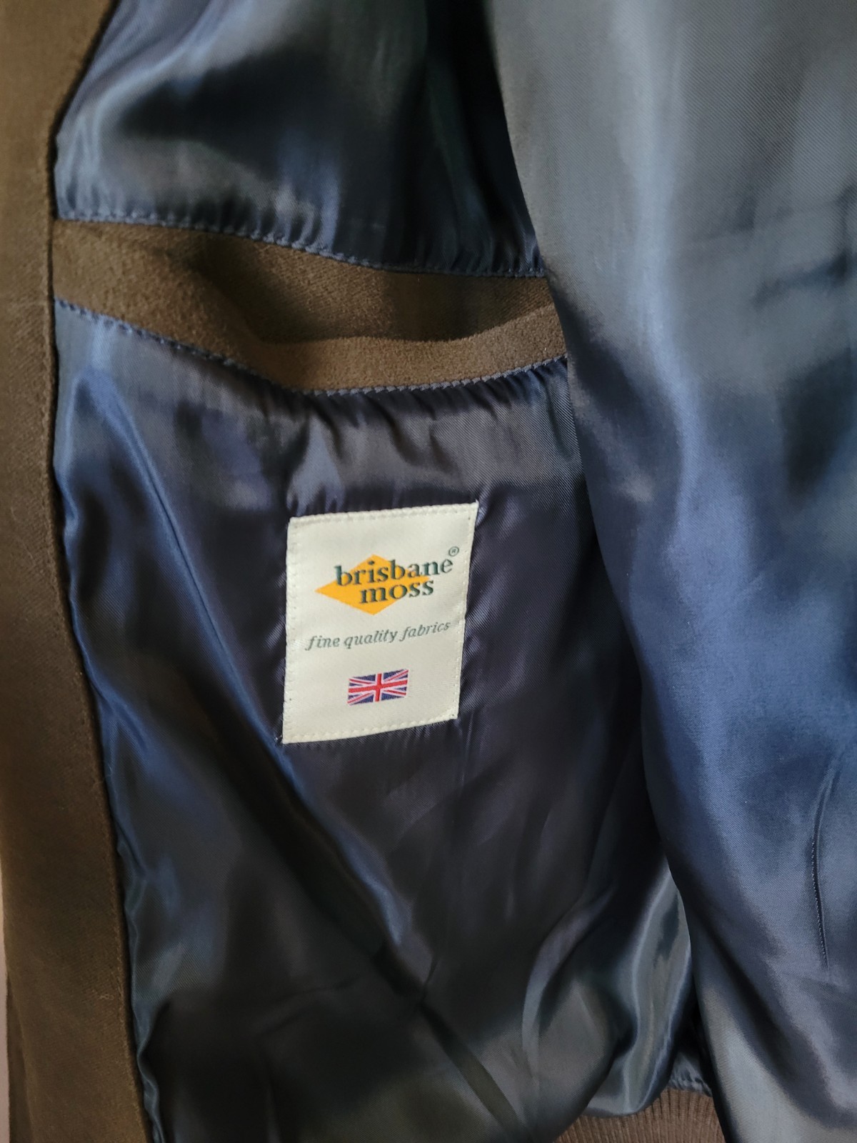 Spier & Mackay Moleskin Bomber Jacket 40 Chocolate Brown Brisbane Moss