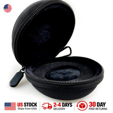 Travel Watch Case for Wristwatches Smartwatches up to 50mm Ballistic Nylon Black