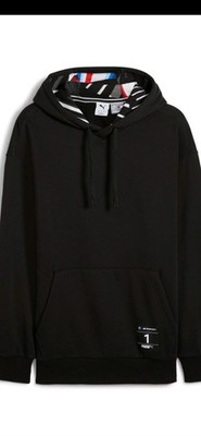 BMW Motorsport Medium Perfomance, schwarz, Puma Herren Kapuzenpullover, Neu