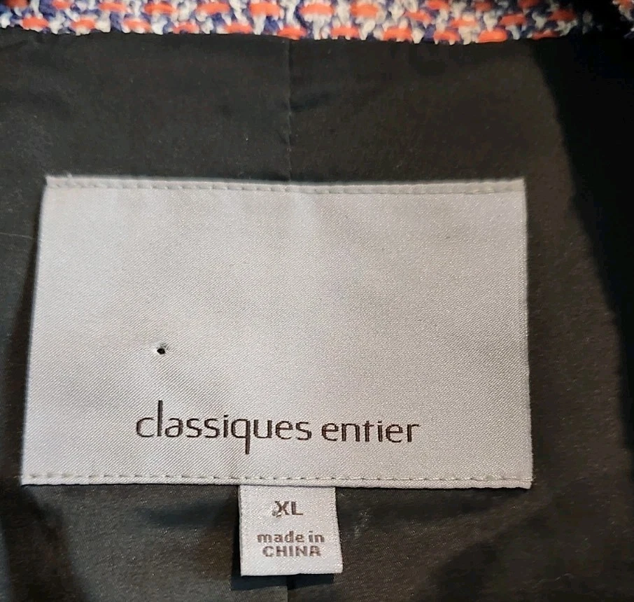 Blazer Classiques Entier Mujer Chaqueta Moto XL Tweed Manga Coral Cremallera Frontal... Foto 4 de 4