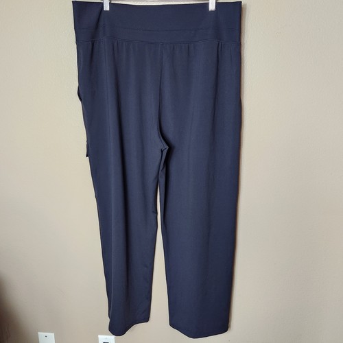 Athleta Womens |2X| Black Venice High Rise Wide Leg Cargo Pant/411453 - Picture 6 of 9