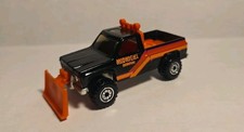 Hot Wheels Black 1979 Gmc Pickup Truck Midnight Removal Wsnow Plow