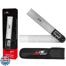 Digital Angle Finder Tool for Woodworking 7 inch / 200 mm, Stainl