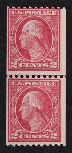 CKStamps: US Stamps Collection Scott#450 2c Mint NH OG 21 1/2mm Line Pair
