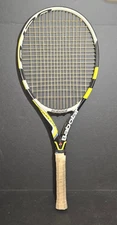 Babolat Aeropro Drive GT Technology, Tennis Racquet Grip 4 1/4 #2 Yellow B&W